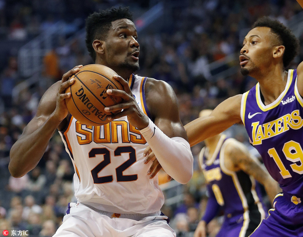 湖人胜太阳，安东尼得26分